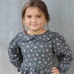 Tocoto Vintage Dark Floral Dress - CapuletKids