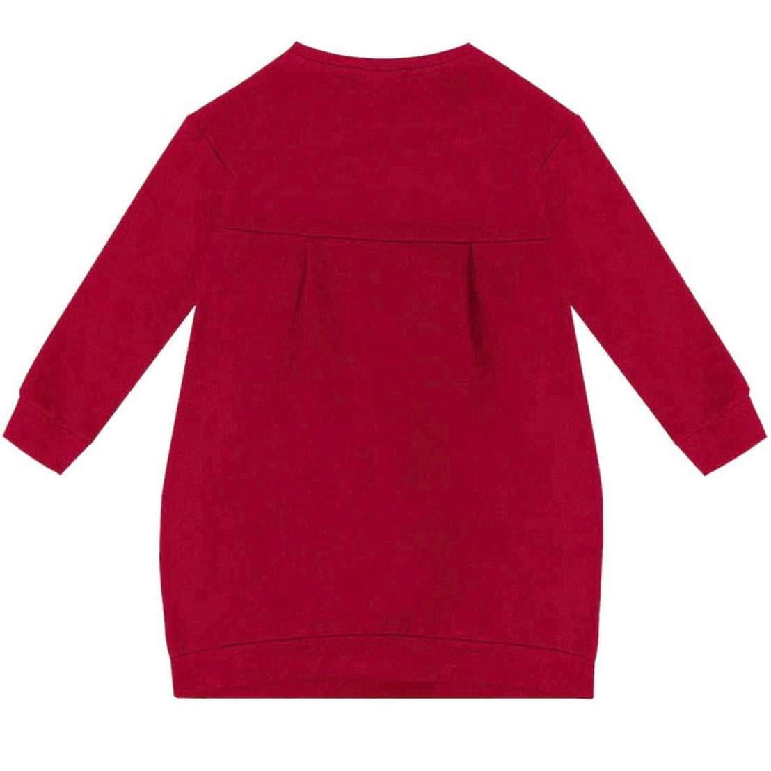 UBS2 Girls Red Stretch Cotton Terry Dress - CapuletKids