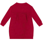 UBS2 Girls Red Stretch Cotton Terry Dress - CapuletKids