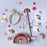 Starry Tulle Clips