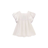 Plumeti Blouse with Contrast Trim | DADATI