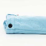 AO76 Boys Bill Relaxed Twill Shorts Ocean Blue, side button tab