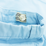 AO76 Boys Bill Relaxed Twill Shorts Ocean Blue, adjustable waist inside