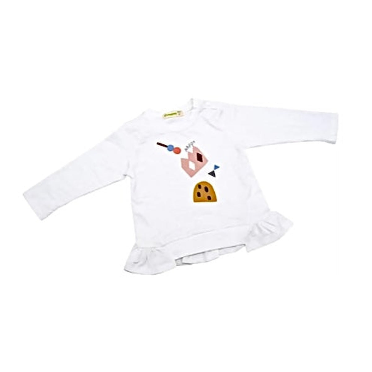 Geometric Print Longsleeve Top | AIMAMA - CapuletKids