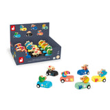 Applepop Pull-Back Cars Display x12