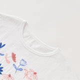 Cream short sleeve tee by Aimama, kids