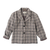 Wales Check Oversize Blazer | TOCOTO VINTAGE