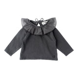 Baby T-Shirt with Voile Collar