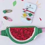 Glitter Cactus and Watermelon Clips