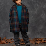 Oversize Checked Trench Coat | TOCOTO VINTAGE