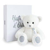 Charming Teddy Bear with Glitter Accents: Beige / 9.4"