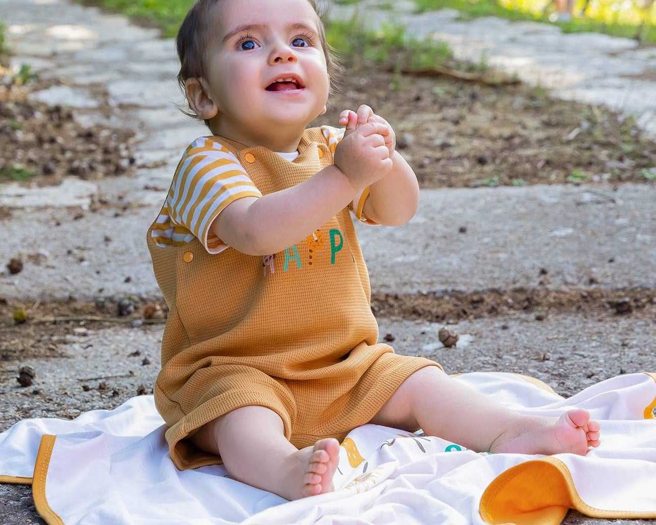 2-Piece Striped Overalls - CapuletKids