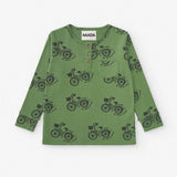 NAADA Coconut Bike Long Sleeve T-shirt in Jade Green