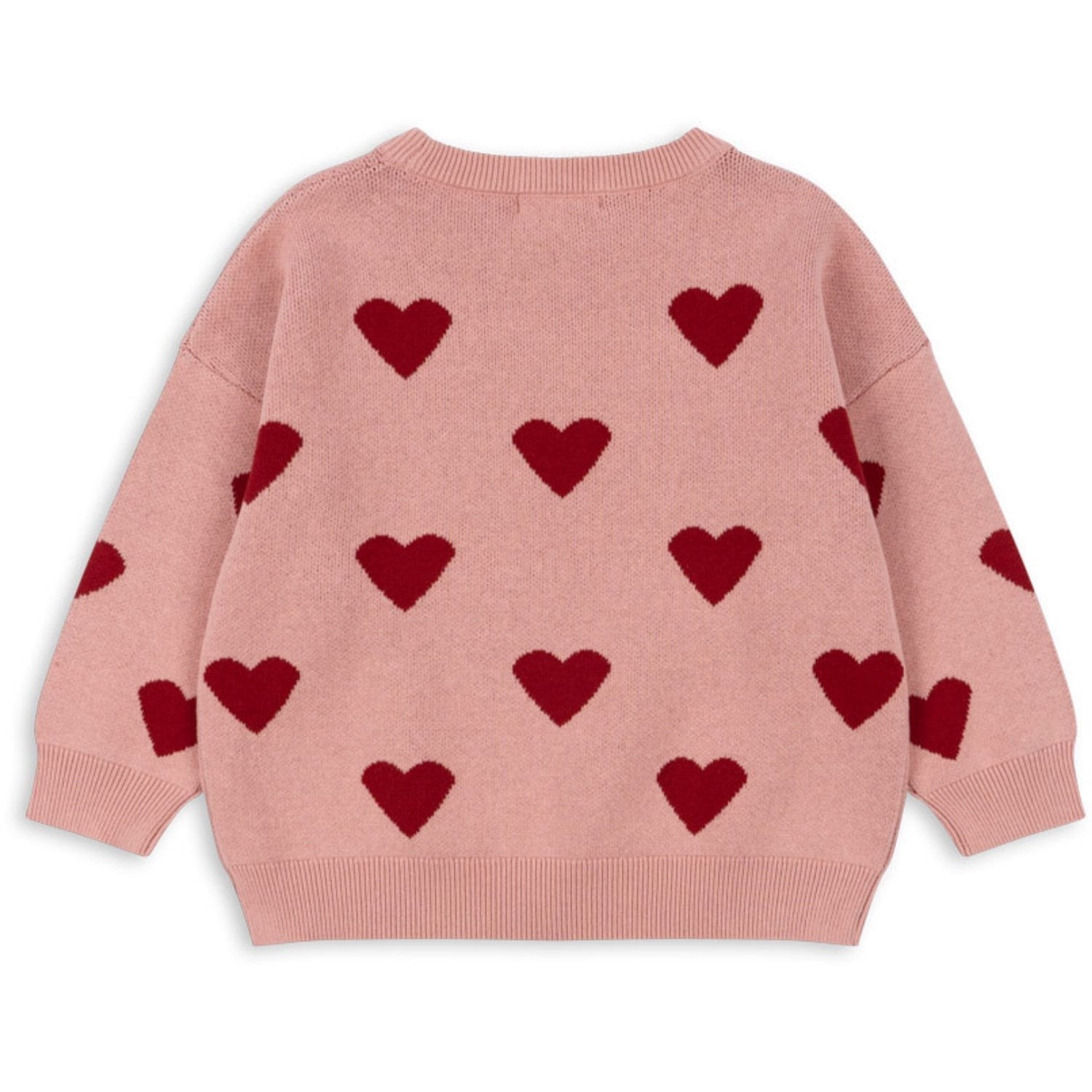 Konges Slojd Lapis Knit Blouse Pink Hearts