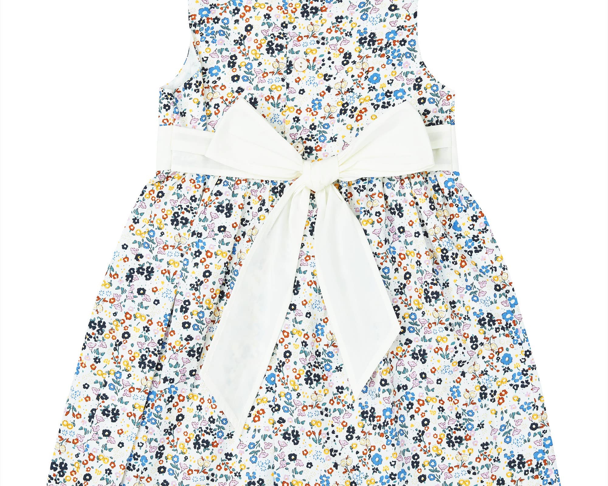 Floral Bowtie Party Dress - CapuletKids