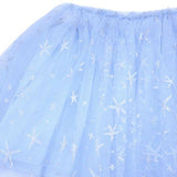 Glitter Starfish Tutu Skirt. Blue Glitter