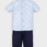 Set ANCHOR shirt+shorts child: SINGLE COLOR / 4TH