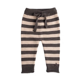 Knitted Striped Baby Leggings