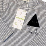 Grey & White Striped Longsleeve, detail
