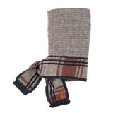 Cap Scarf Checked Beige / S