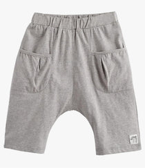 Light Grey Harem Shorts | AIMAMA - CapuletKids
