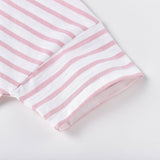 Pink Striped Print T-Shirt