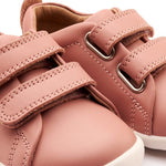 Little Tot Leather Sneakers - Kiss, detail