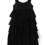 Black Tulle Party Dress | TWINSET