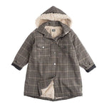 Checked Hood Parka Coat | TOCOTO VINTAGE