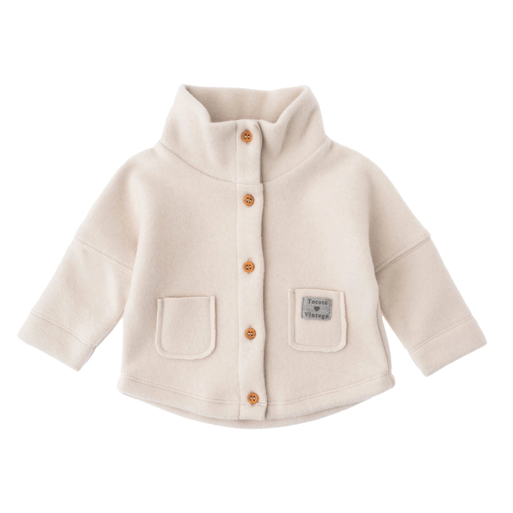Baby Fleece Cardigan | Soft Jacket | TOCOTO VINTAGE