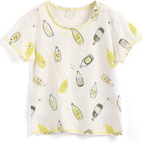 Juice & Oil Print Tee | AIMAMA
