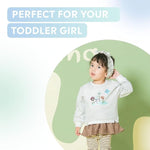 Pink Frilled Butterfly Sweatshirt | AIMAMA - CapuletKids