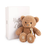 Charming Teddy Bear with Glitter Accents: Beige / 9.4"