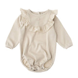 Tocoto Vintage Ruffled Yoke Bodysuit Pink