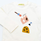 Geometric Print Longsleeve Top | AIMAMA - CapuletKids
