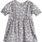 Pink or Grey Floral Print Dress | AIMAMA - CapuletKids