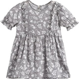 Pink or Grey Floral Print Dress | AIMAMA - CapuletKids