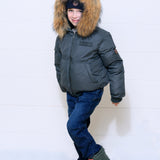 Denali Outerwear Kangaroo Bomber, Pine Green