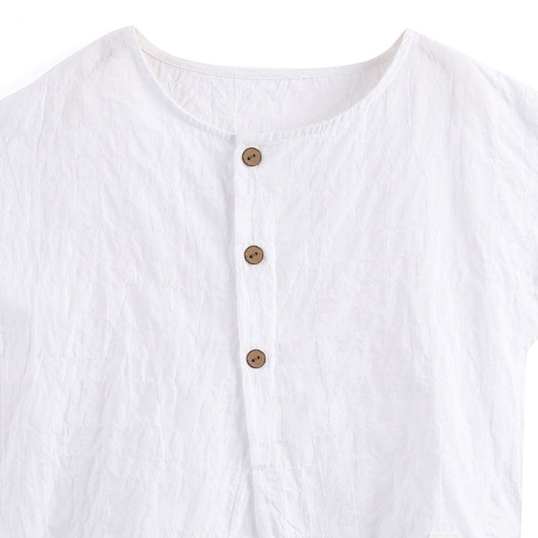 Crepe White T-Shirt, detail