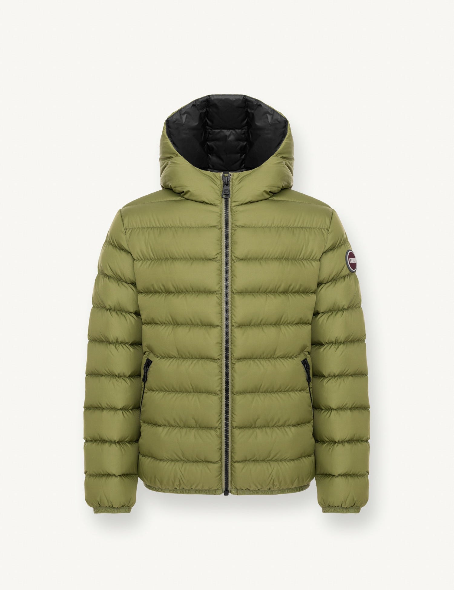 Green Boy's Lightweight Recycled Jacket with Hood
