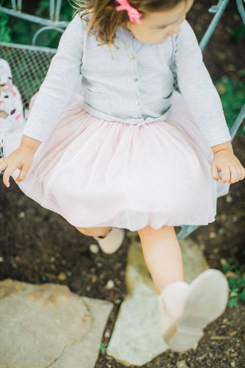 Blush Tulle Glitter Skirt - CapuletKids