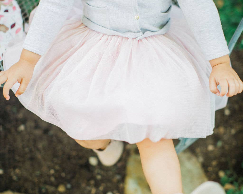 Blush Tulle Glitter Skirt - CapuletKids