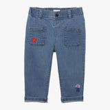 Denim Embroidered Jeans | CATIMINI