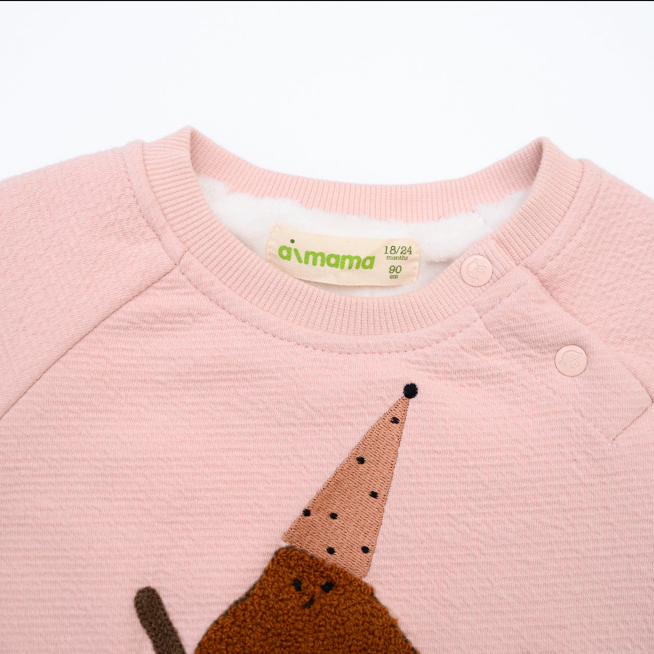 Pink Frilled Dress 'Let's Snow' | AIMAMA - CapuletKids