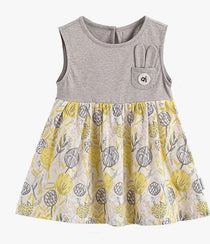Bunny Pocket Nature Dress | AIMAMA - CapuletKids