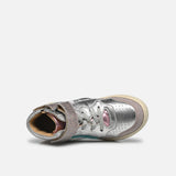 Glitter & Metallic Leather Sneakers | SHOO POM