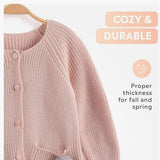 100% Cotton Knit Cardigan | Basic Sweater | AIMAMA