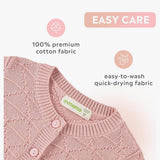 Multicolored Knitted Button-Down Cardigan | AIMAMA
