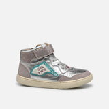 Glitter & Metallic Leather Sneakers | SHOO POM