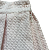 Pique Fabric Skirt with Pattern and Ribbon | PICCOLA SPERANZA